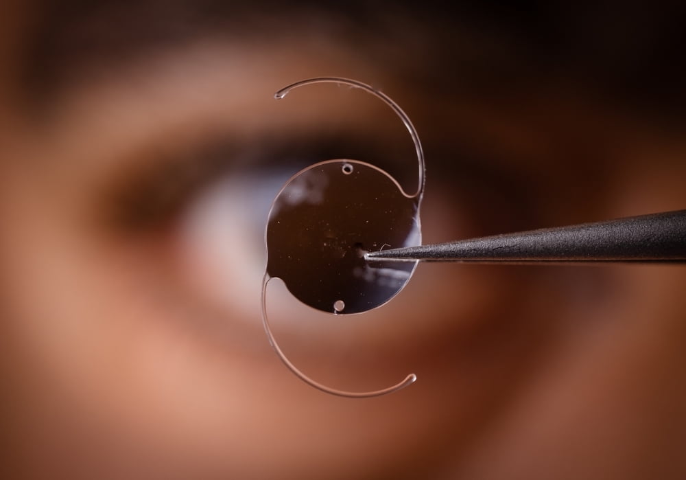 Newark intraocular lens treatment.